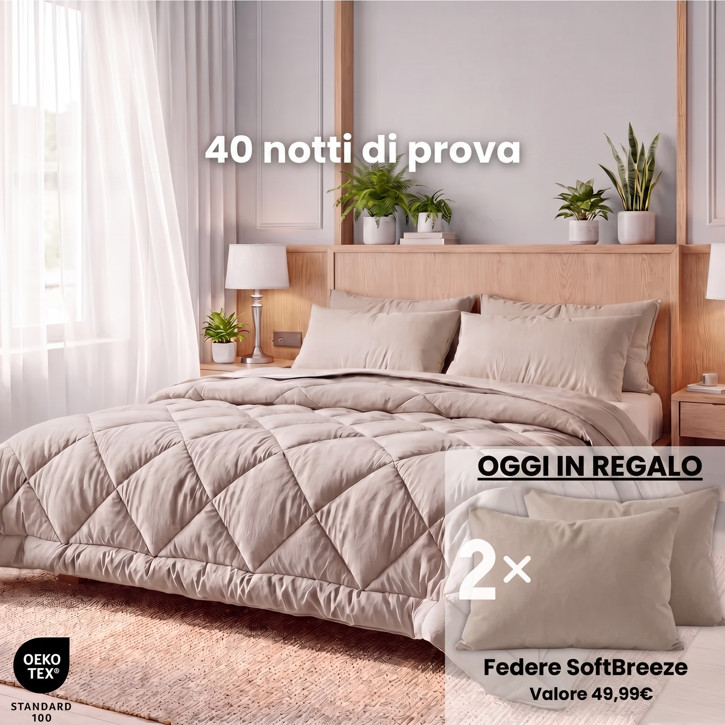 Brezzia® Piumino – Il piumino 2-in-1 che respira