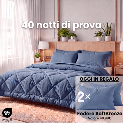 Brezzia® Piumino – Il piumino 2-in-1 che respira